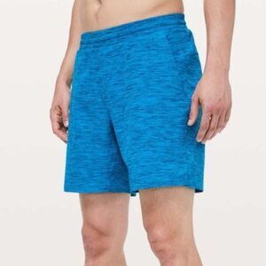 Lululemon Men's Channel Cross Swim Shorts / Trunks, Blue, Size L